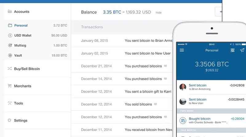 web based wallet